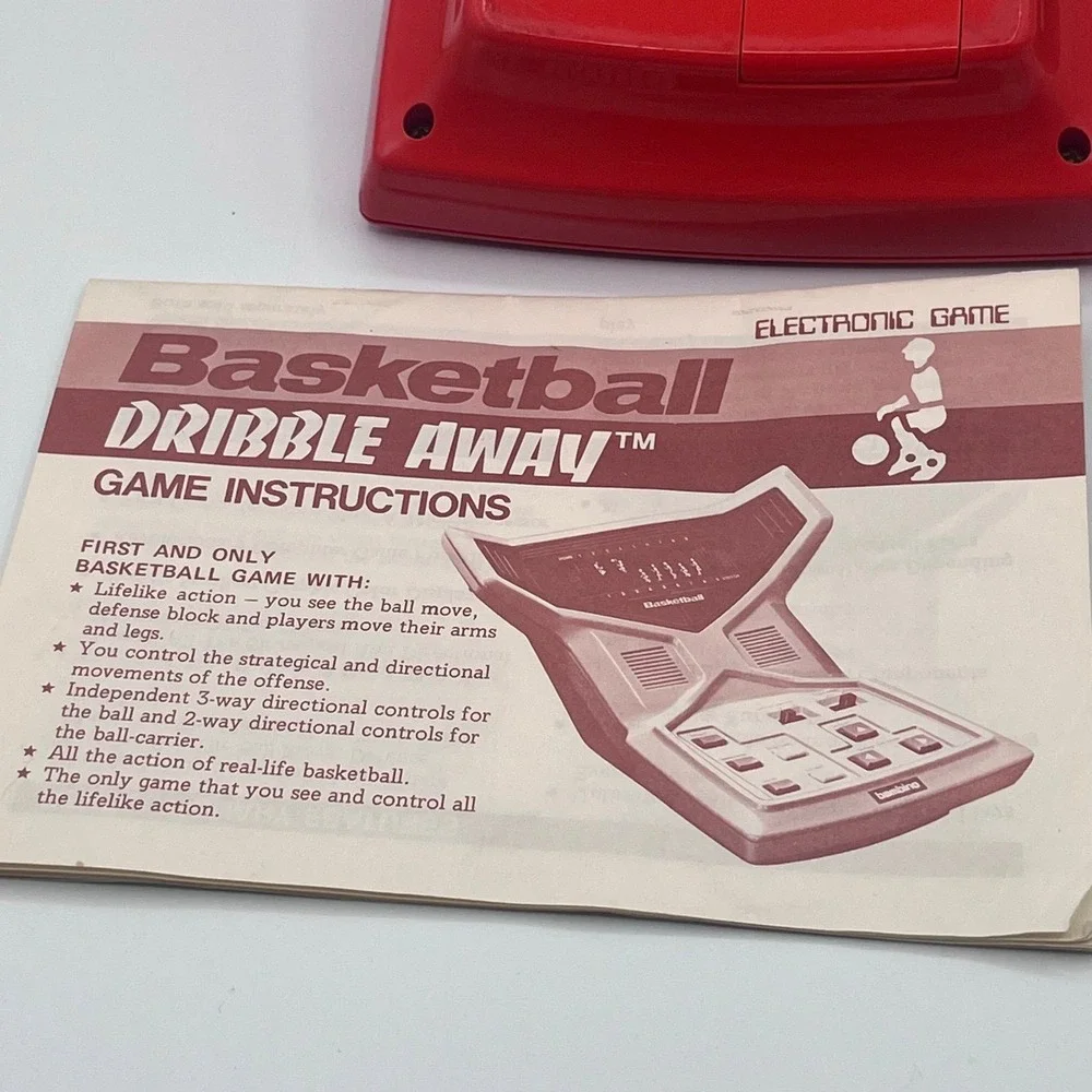 Vintage Mattel Electronics Soccer Handheld & Bambino‎ Basketball 